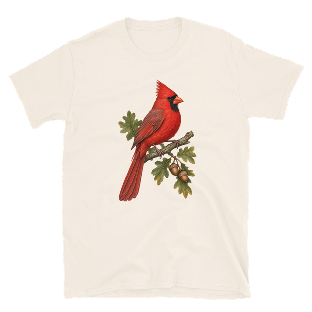 Northern Cardinal — Botanical Bird Tee