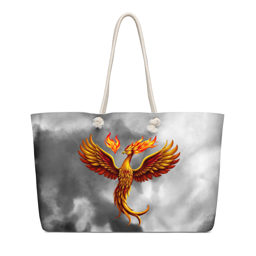 Phoenix Rise Weekender Bag - Gym Travel Tote Bag