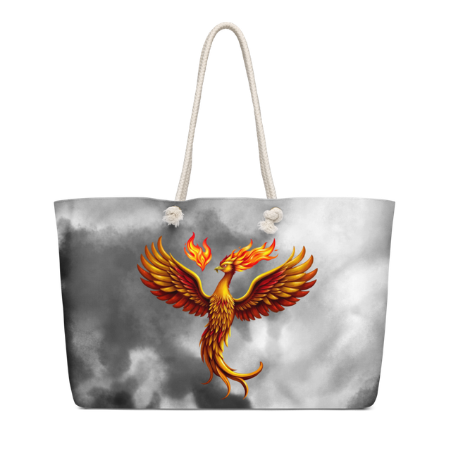Phoenix Rise Weekender Bag - Gym Travel Tote Bag