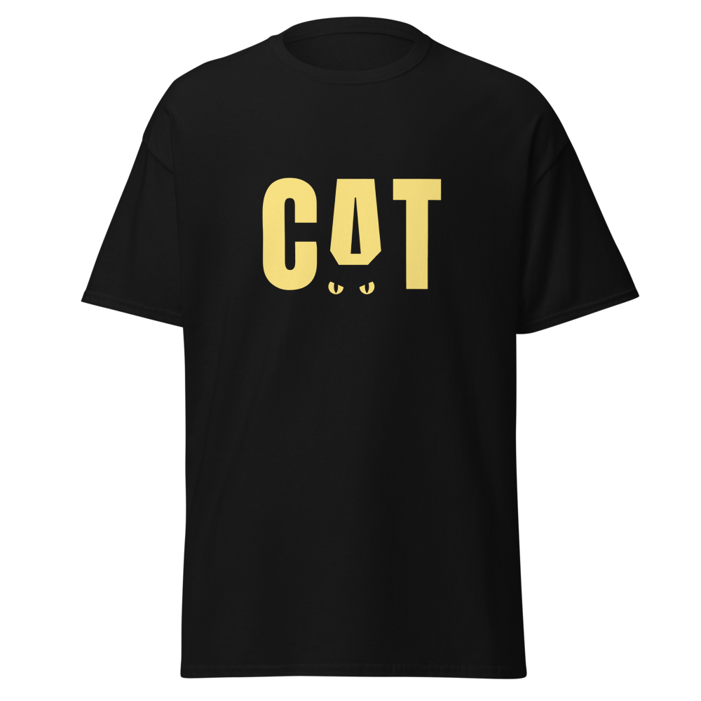 Peekaboo Cat Minimal T Shirt