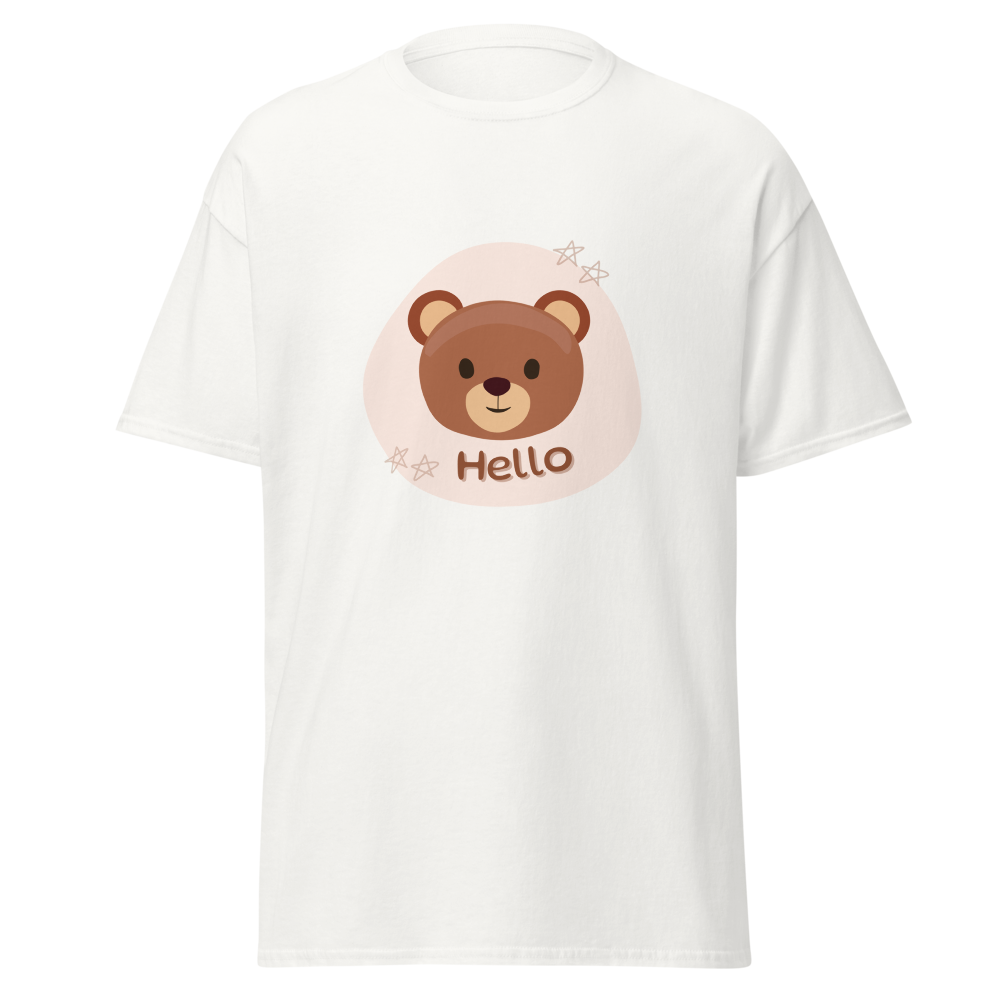 Cute Hello Bear T Shirt