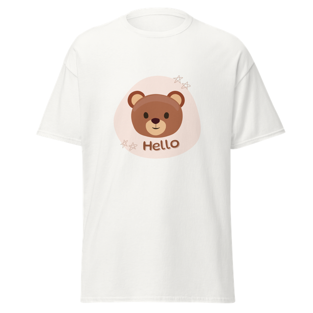Cute Hello Bear T Shirt