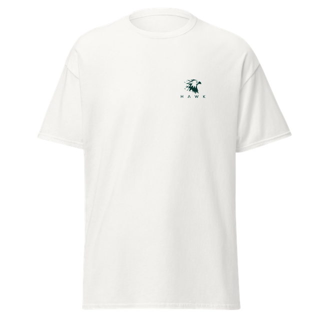 Minimal Hawk Emblem Tee
