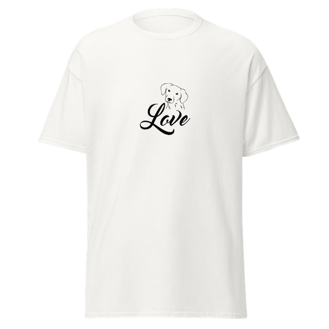 Dog Love Minimalist Graphic T-Shirt
