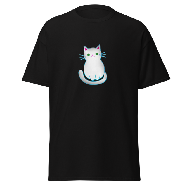 Adorable White Kitty Graphic T Shirt