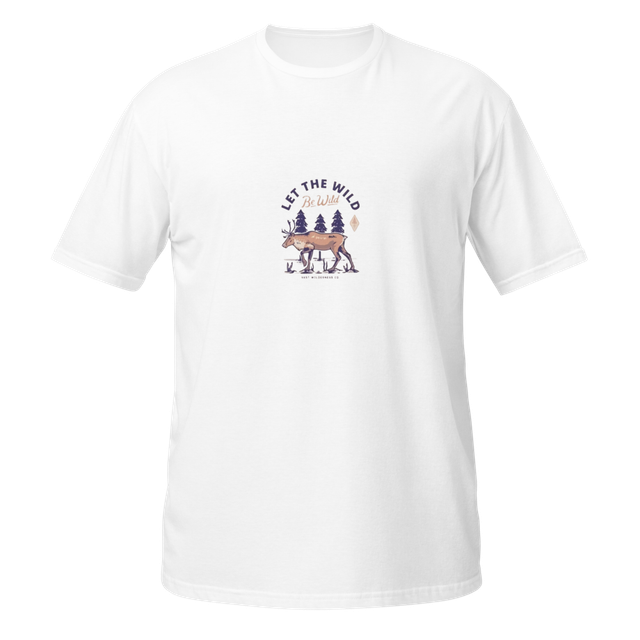 Live the Wild Deer Nature Graphic T-Shirt