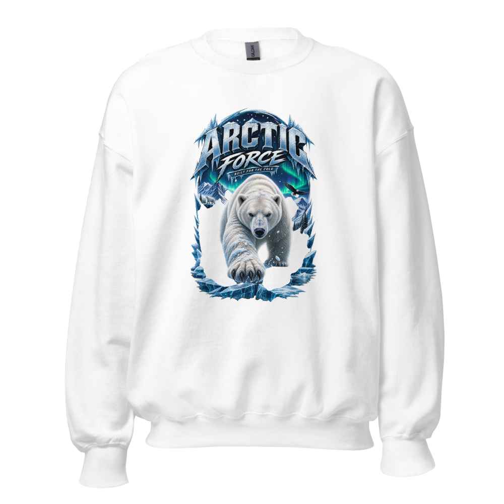 Arctic Force Polar Bear T-Shirt – Rugged Winter Wi