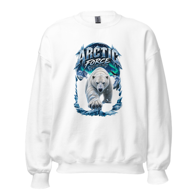 Arctic Force Polar Bear T-Shirt – Rugged Winter Wi