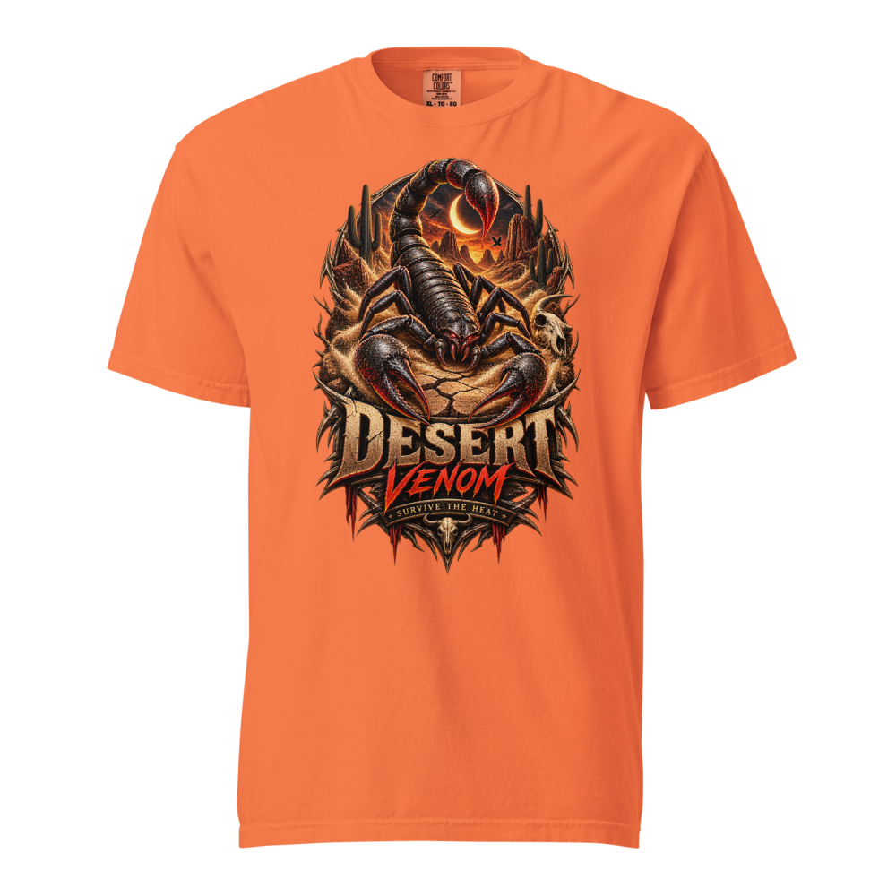 Desert Venom Scorpion T-Shirt – Dark Western Deser