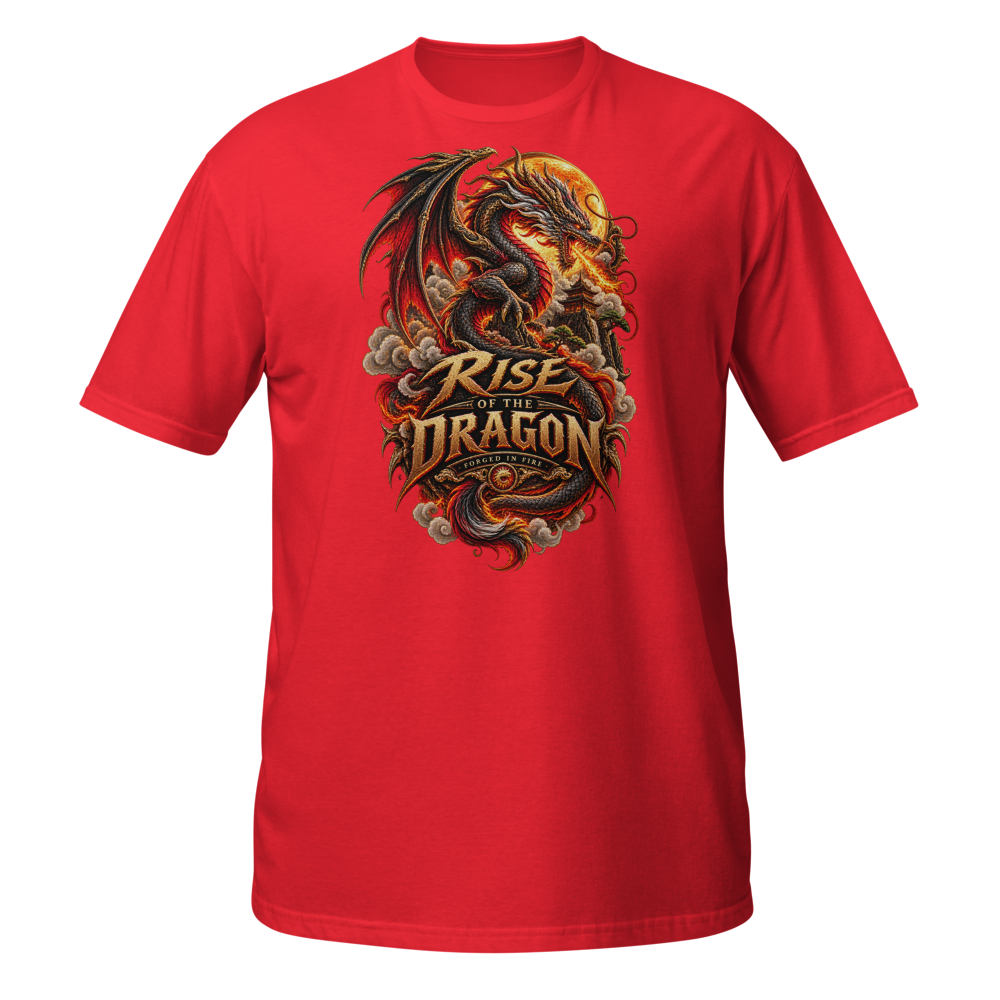 Rise of the Dragon Graphic T-Shirt – Forged in Fir