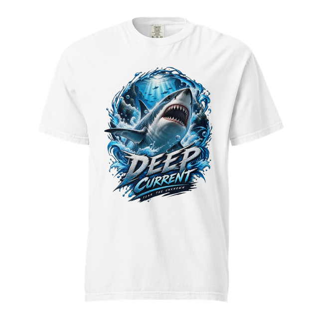 Deep Current Shark Graphic T-Shirt – Ocean Adventu