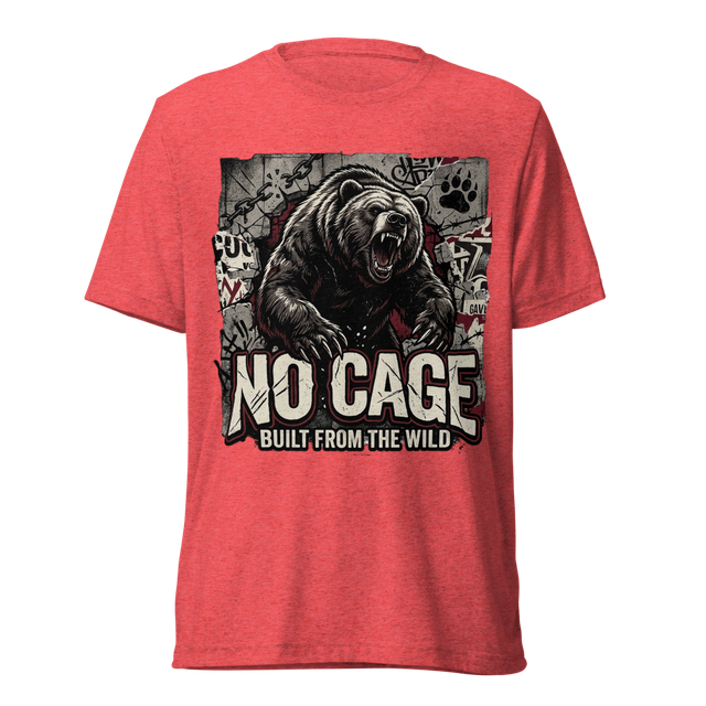 No Cage Grizzly Bear | Dark Urban Streetwear