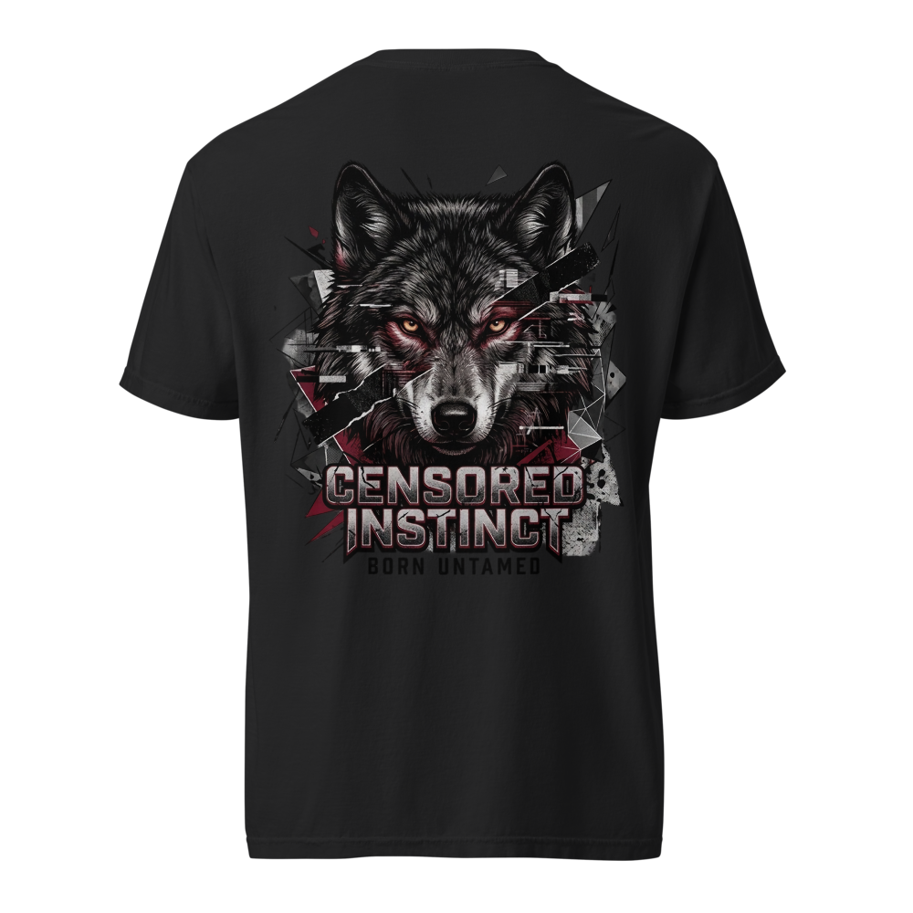 Censored Alpha Wolf | Dark Streetwear T-Shirt