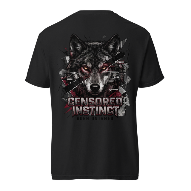 Censored Alpha Wolf | Dark Streetwear T-Shirt