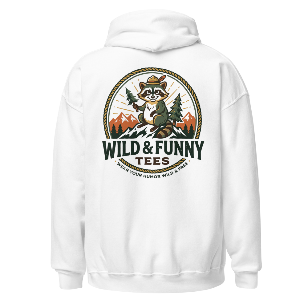 Wild & Funny Raccoon T-Shirt– Vintage Outdoor Grap