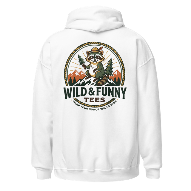 Wild & Funny Raccoon T-Shirt– Vintage Outdoor Grap