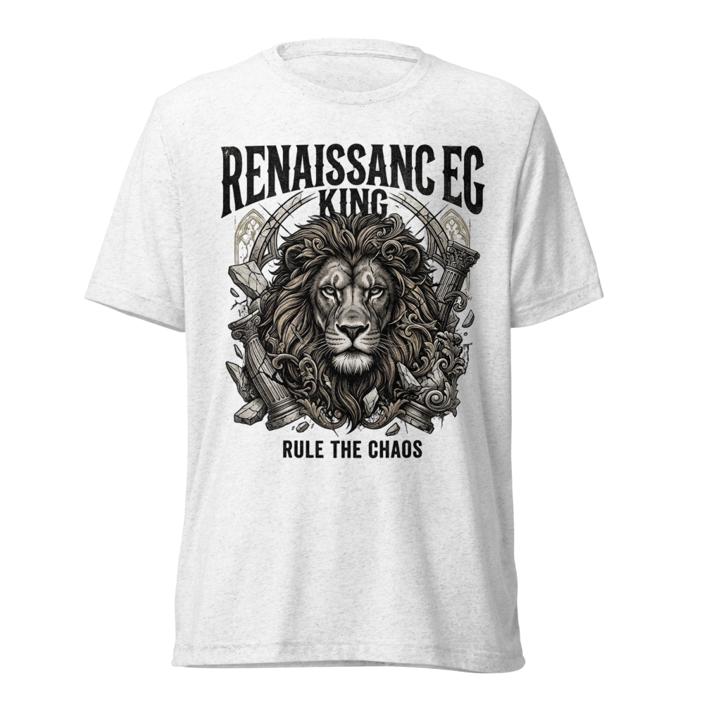Renaissance King Lion | Gothic Streetwear T-Shirt 