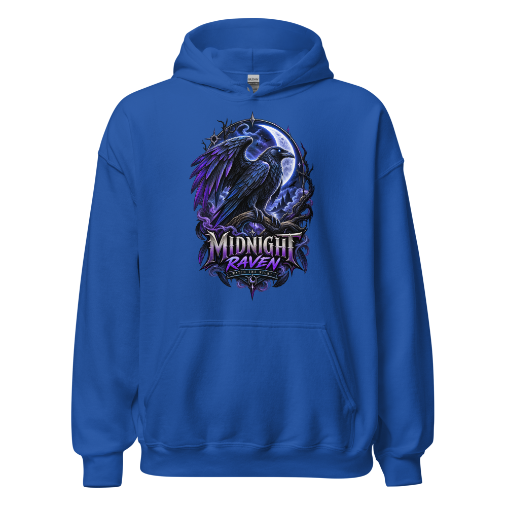 Midnight Raven T-Shirt – Dark Gothic Moon Graphic 