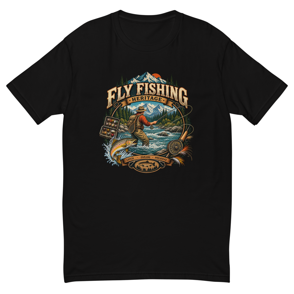 Fly Fishing Heritage Vintage Trout Fishing Outdoor
