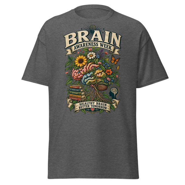 Brain Garden Vintage Brain Awareness Week Botanica