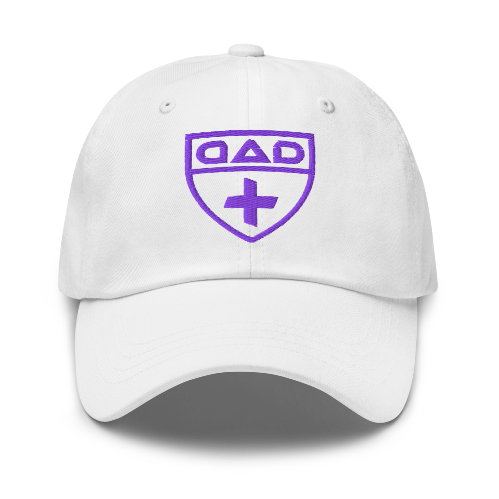 Purple Crest Logo Cap