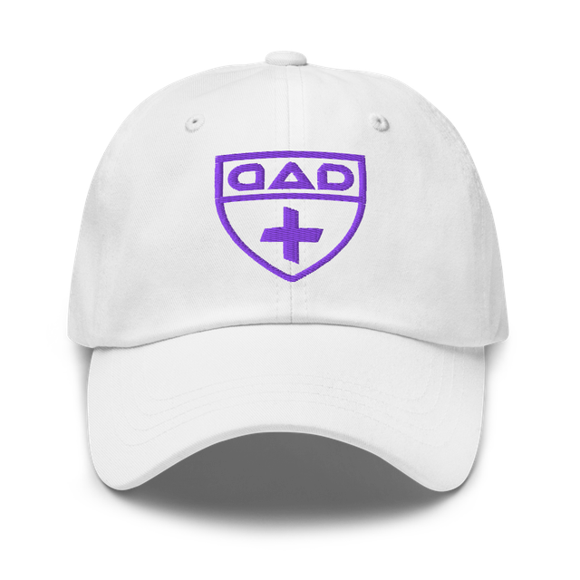 Purple Crest Logo Cap