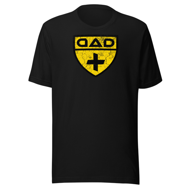 Distressed Gold Shield