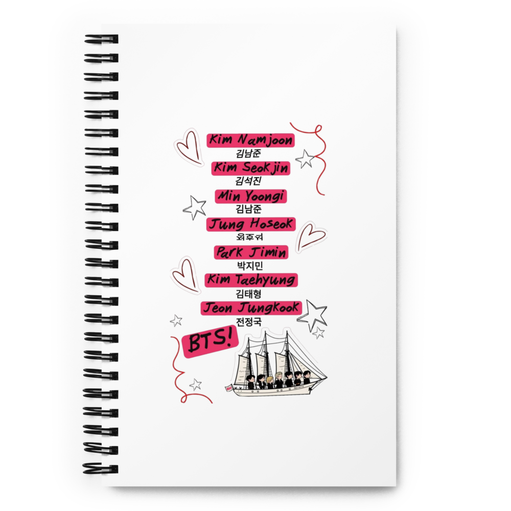 BTS note book