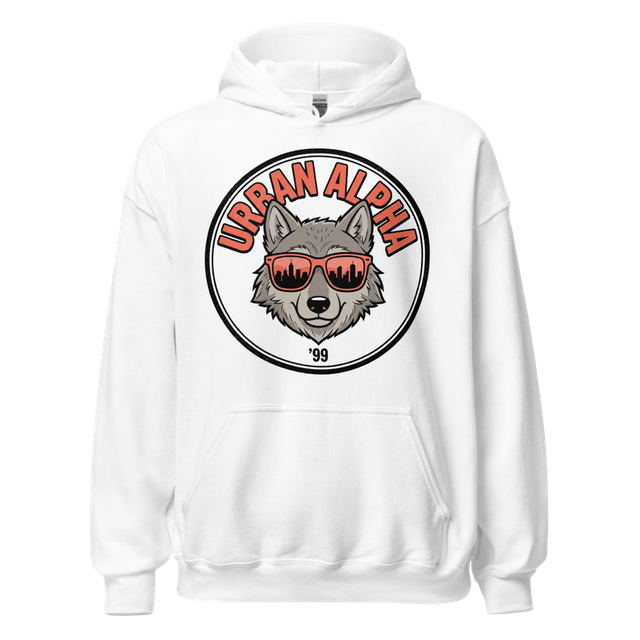 URBAN ALPHA WOLF GRAPHIC HOODIE