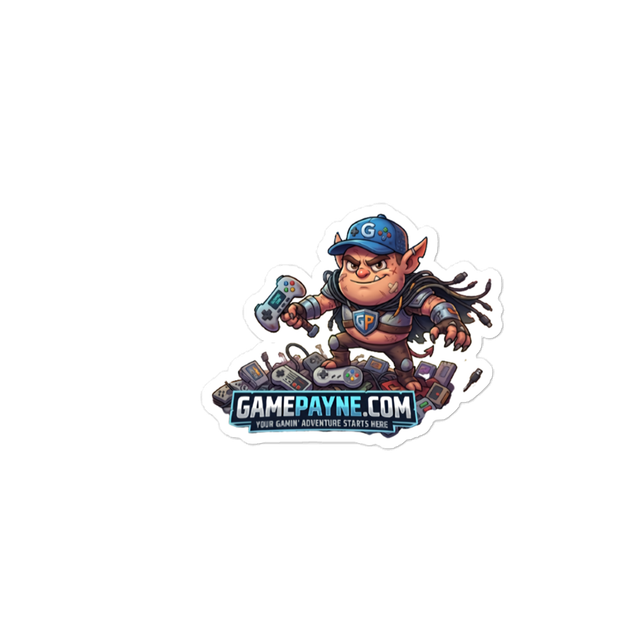 GamePayne Troll Mascot Die Cut Sticker