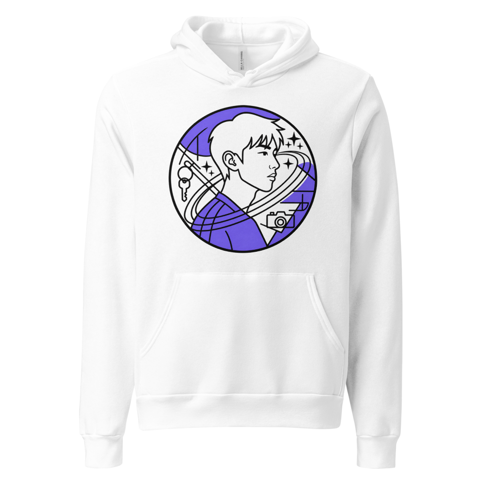 Purple Manga Graphic Hoodie
