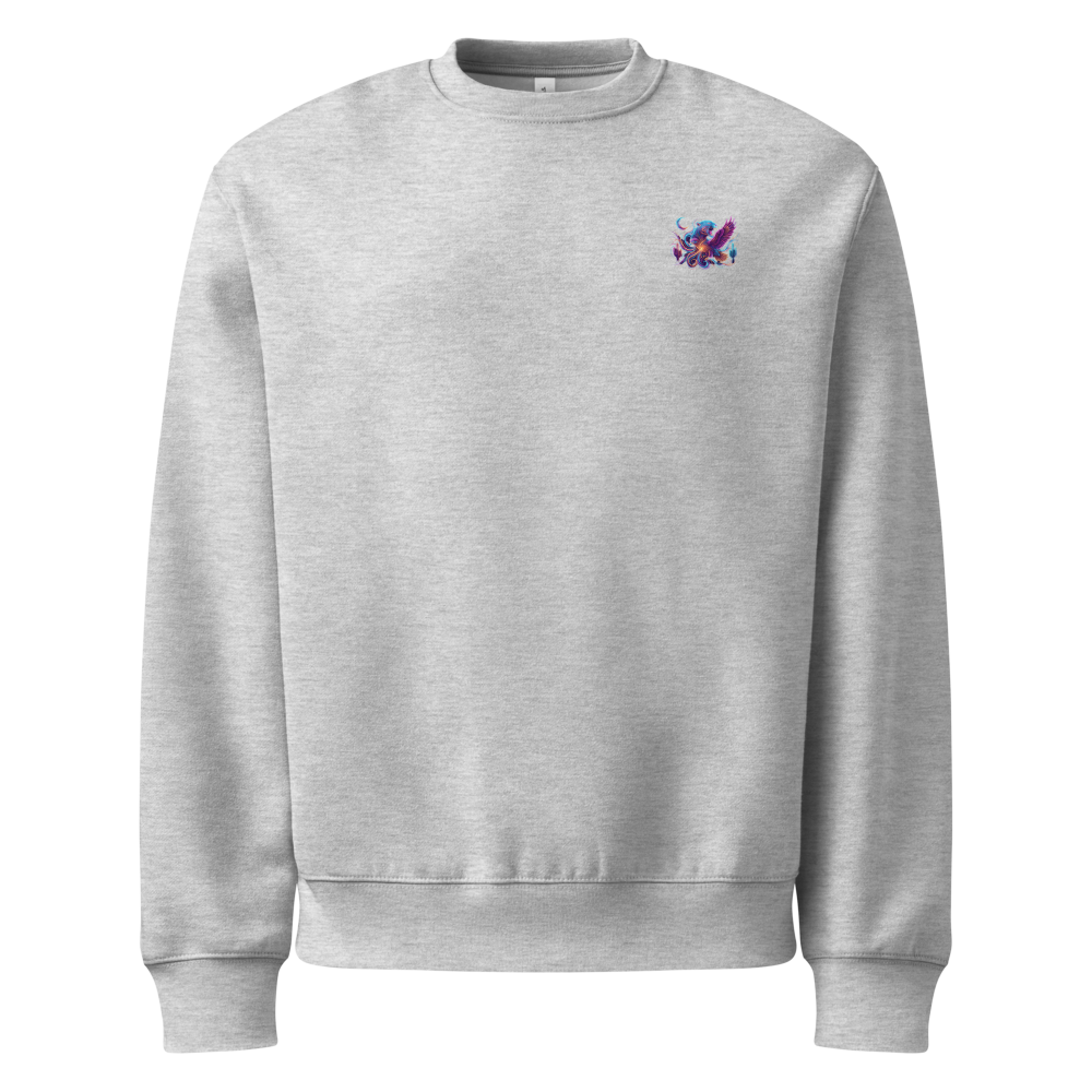 Minimal Neon Graphic Sweatshirt
