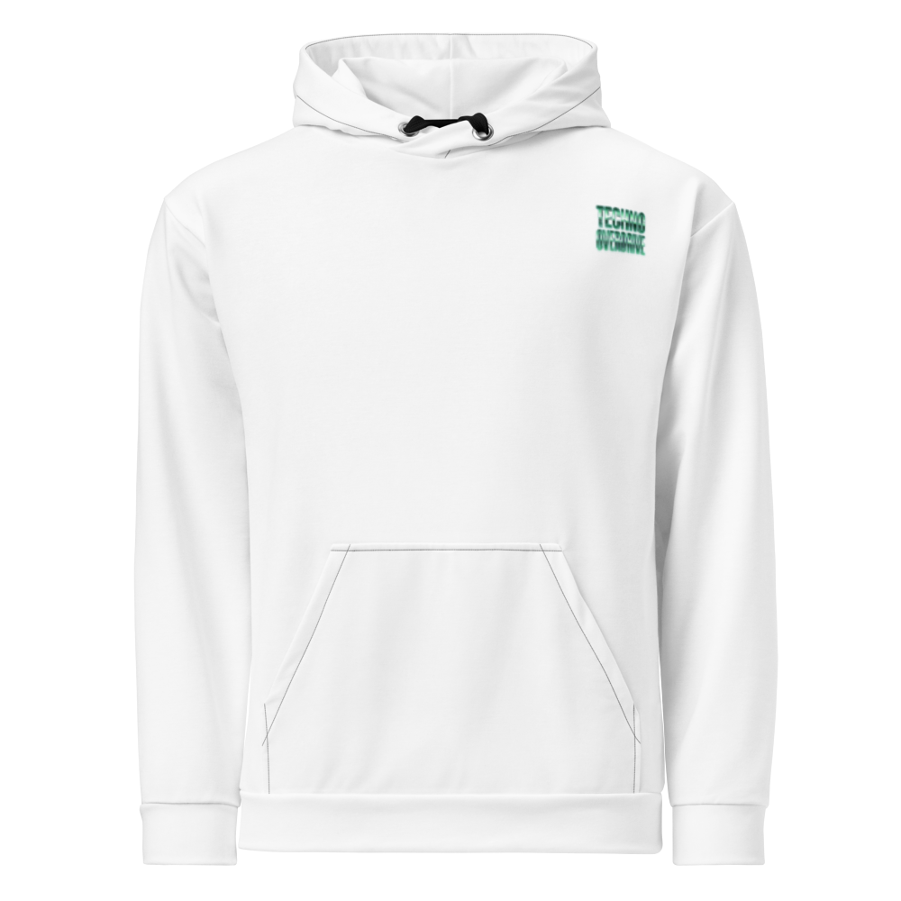 Minimal Green Graphic Hoodie