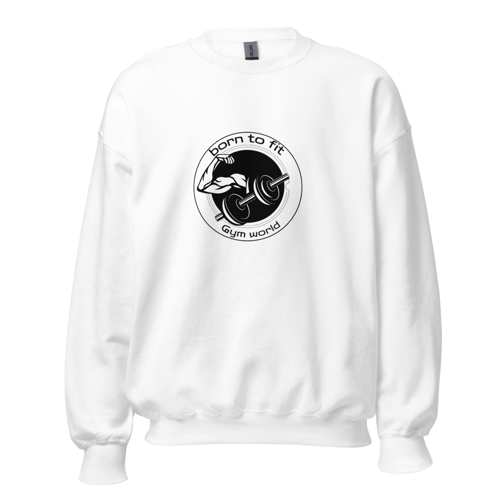 Gym Motivation Born To Success White Sweatshirt