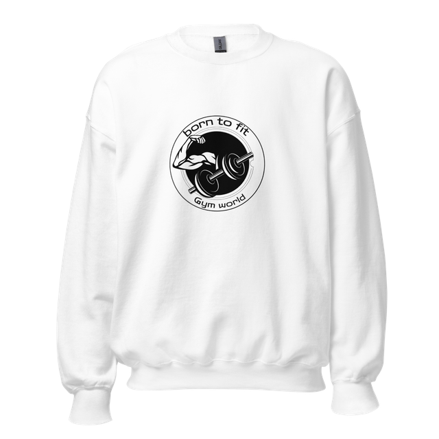 Gym Motivation Born To Success White Sweatshirt