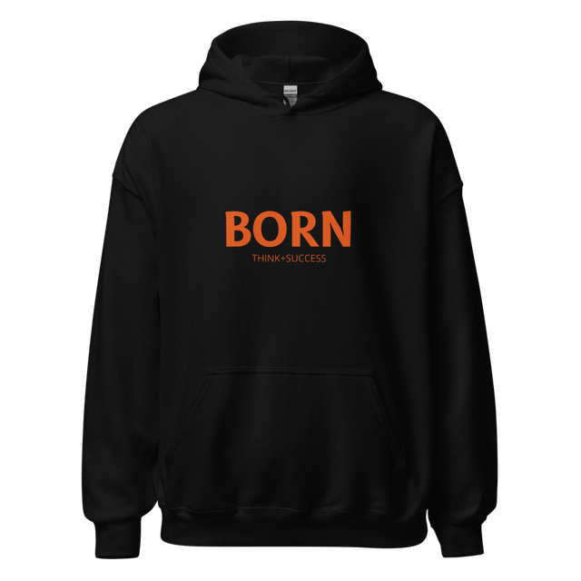 Gym Motivation Born To Win Fitness Black Hoodie