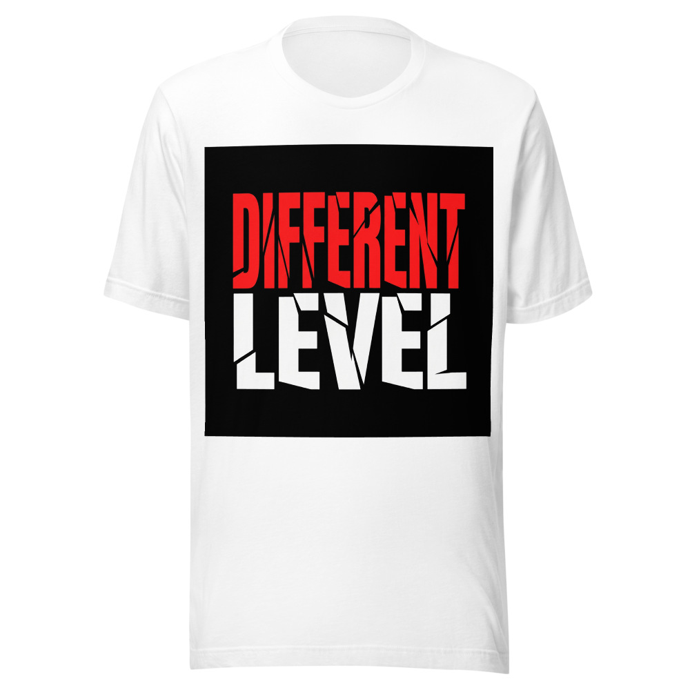 Different Level Typography T-Shirt