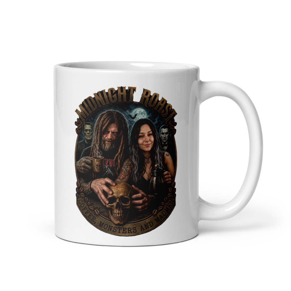 Midnightroast Official Mug-White