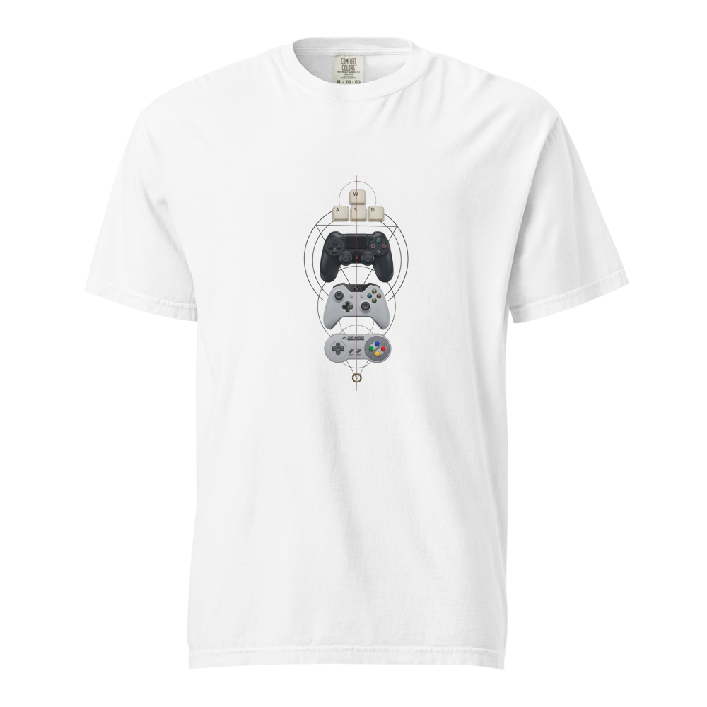 Gamer Essential Tee - Playstation Controllers Unis