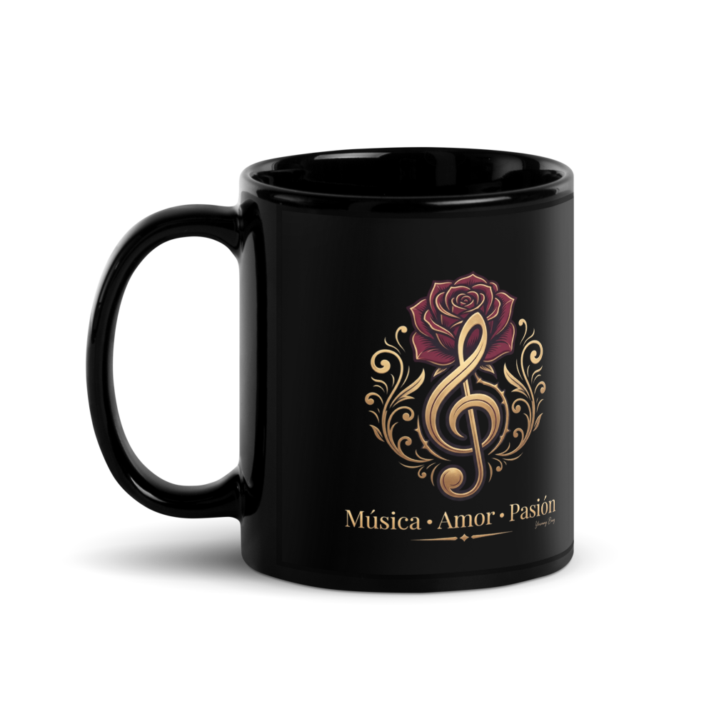 Música • Amor • Pasión — Signature Mug