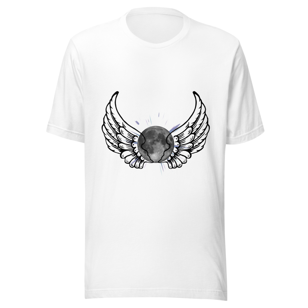 Winged Moon – Hand Drawn Vintage Style Emblem