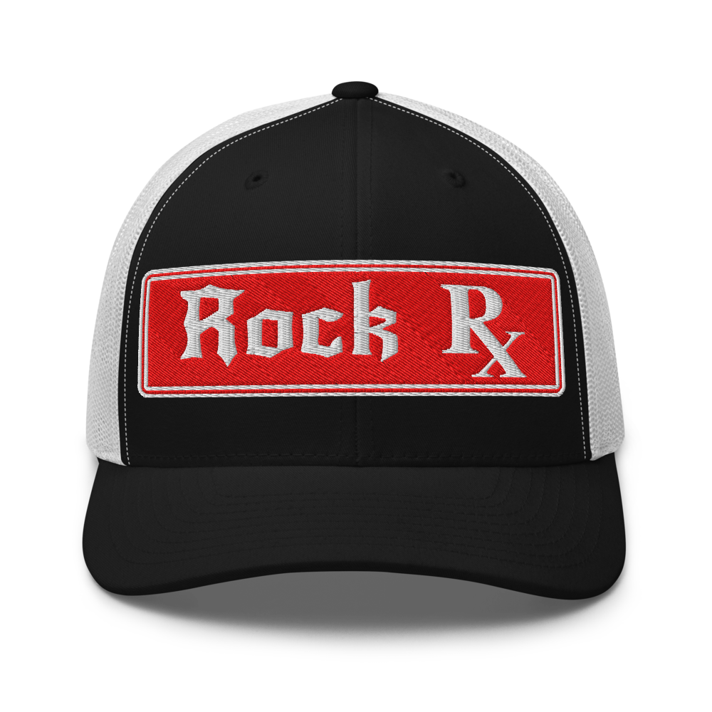 Rock RX Trucker Hat - Black/White