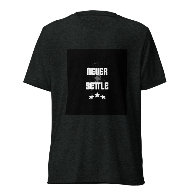 Never Settle Inspirational Motivational T-Shirt |