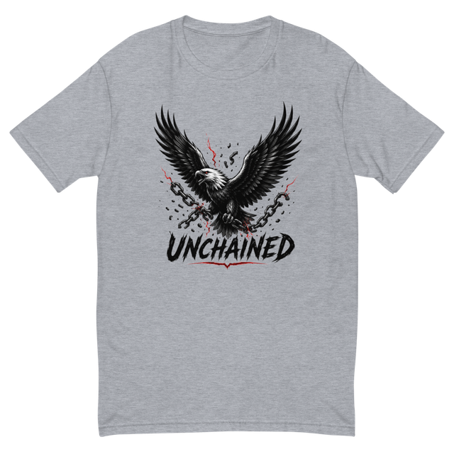Unchained Eagle – Freedom Struggle Fitted T-shirt