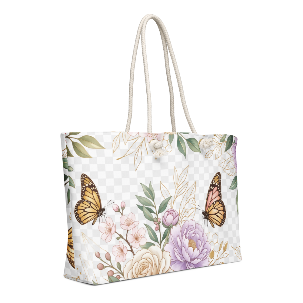 Elegant Floral Butterfly Luxury Handbag Design