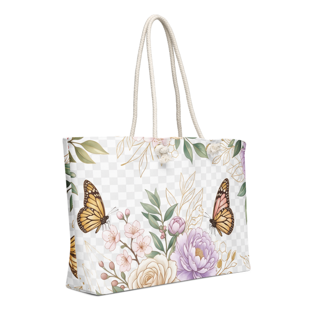 Elegant Floral Butterfly Luxury Handbag Design