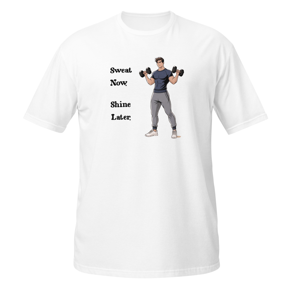 Sweat Now Shine Later Fitness Tee