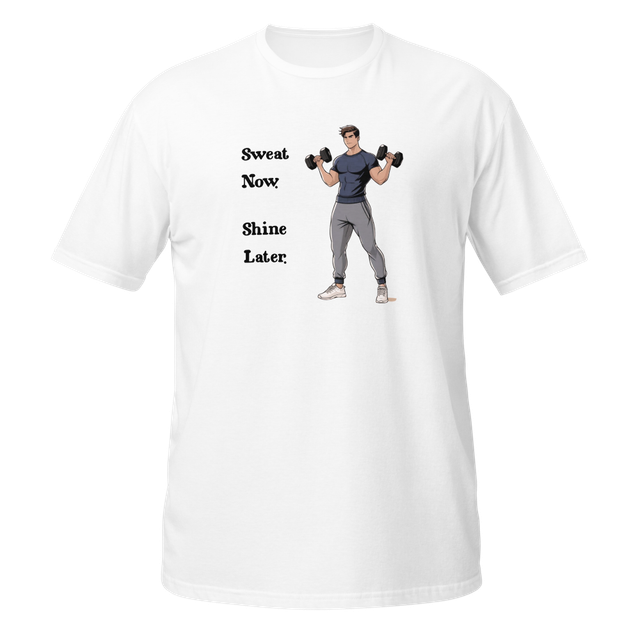 Sweat Now Shine Later Fitness Tee