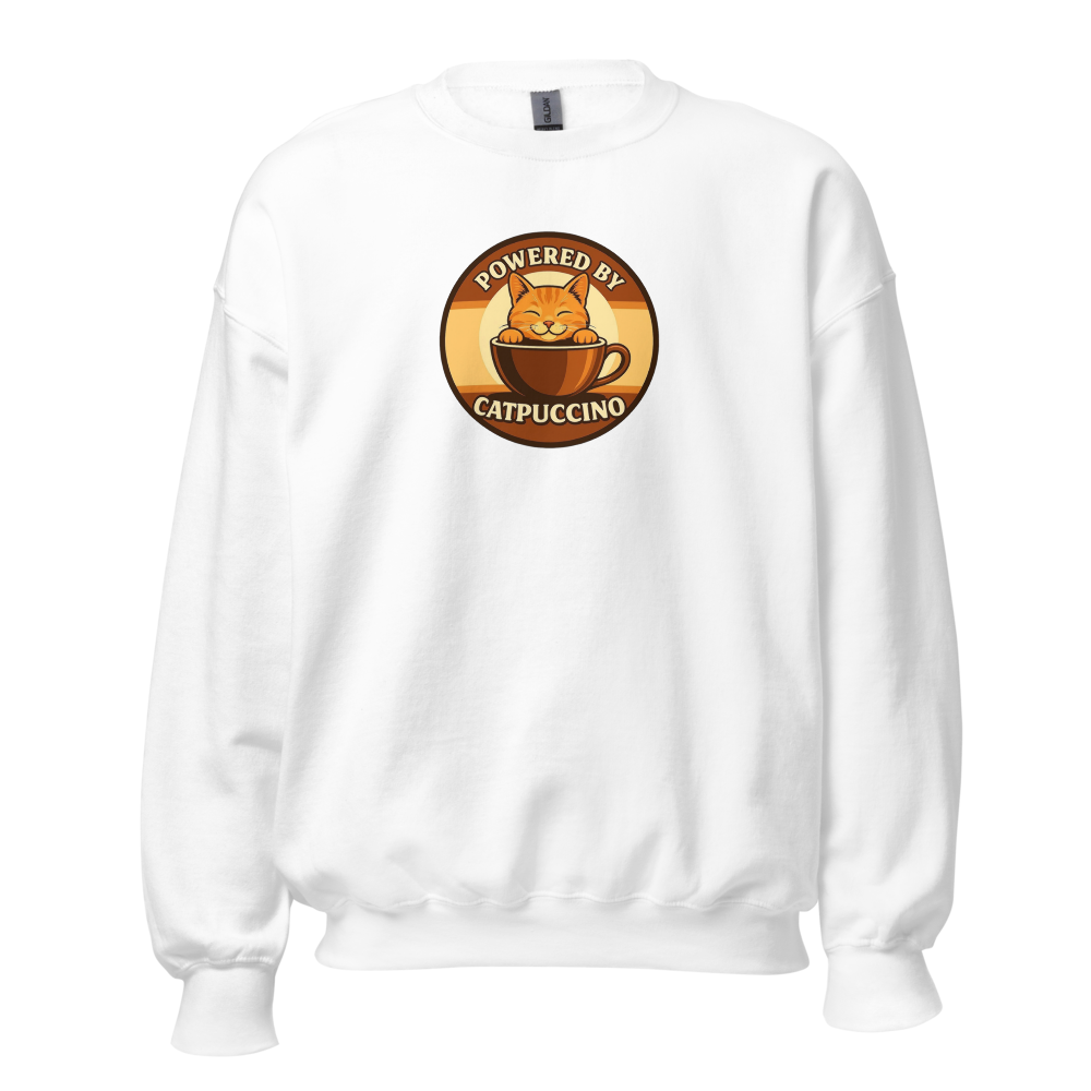 Powered by Catpuccino Sweatshirt