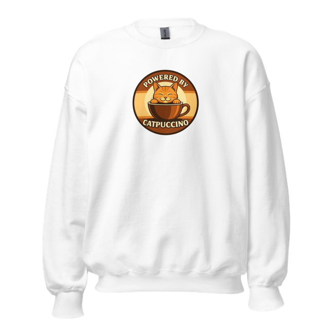Powered by Catpuccino Sweatshirt
